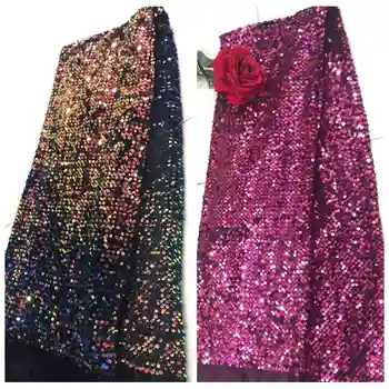 LASUI Naujas 1y 6 spalvų flannelette yra dangtelis su china siuvinėjimo nėrinių audinio Dance/vakarinę Suknelę audinio W0080