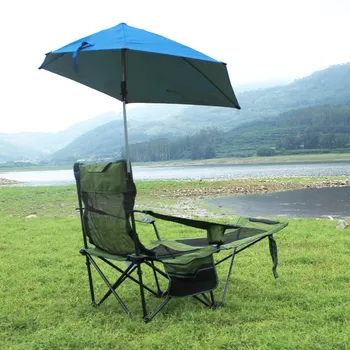 Lauko, laisvalaikio, žvejybos kėdė nešiojamas sulankstomas skėtį nuo saulės paplūdimio kėdės kelionės stovyklavimo kėdė su skėčiu