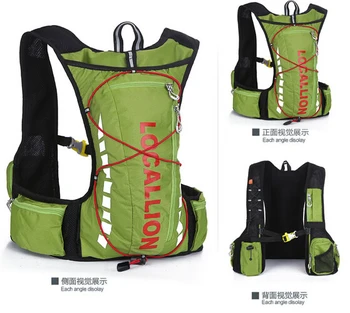 Lauko sporto krepšys 10L kuprinė važinėjimas kalnų dviračiu maišelį vyrų laisvalaikio kelionės pečių maišą moterims