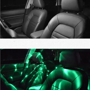 LED Atmosfera Lengvųjų Automobilių DJ Šviesos Šaltinis, Muzikos Valdymo Strobe Flash RGB USB Power Ekrano Namų KTV Šalies Etapas