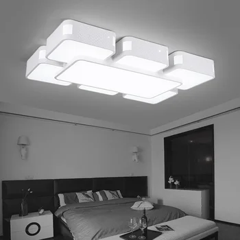 LED kaustytomis geležies akrilo nuotolinio tamsos lubų lempa gyvenamojo Kambario, Valgomojo, Miegamojo Apšvietimas Komercinės Apšvietimas Lubų Šviesos