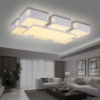 LED kaustytomis geležies akrilo nuotolinio tamsos lubų lempa gyvenamojo Kambario, Valgomojo, Miegamojo Apšvietimas Komercinės Apšvietimas Lubų Šviesos