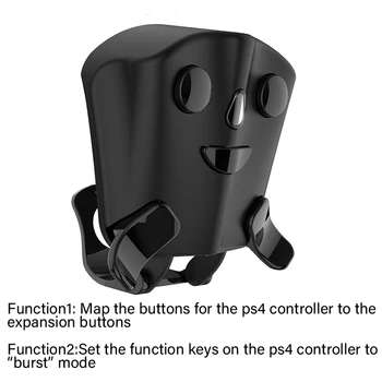 LED Mini Įkrovimo Dokas Įkroviklį su Plėtiniu Mygtuką Turbo Atgal Klavišus Extender Konverteris Playstation4 PS4 Belaidžio ryšio Valdiklis