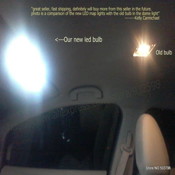 LED Vidaus reikalų Automobilių Žibintai Subaru BRZ 2013 dome light kamieno šviesos durų šviesos 6vnt