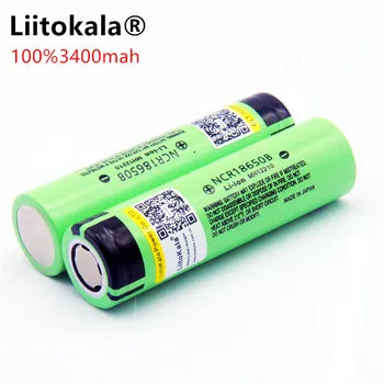 Liitokala Naujas Originalus 18650 NCR18650B 3400 mah Li-ion įkraunama baterija 3.7 V