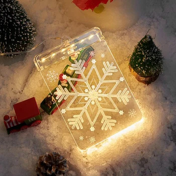 Linksmų Kalėdų Dekoro Baterija Santa Varomas Styginių Šviesos Pasakų Žibintai LED Girliandą Šviesos Kalėdų Žiburiai, Lauko Kerst