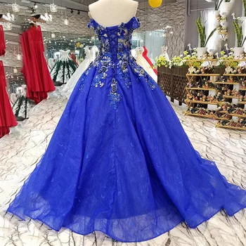 LS341774 mėlyna paprastus pigius vakarinę suknelę off peties brangioji grindų ilgis moterų proga suknelė tiesiogiai iš gamyklos kinijoje