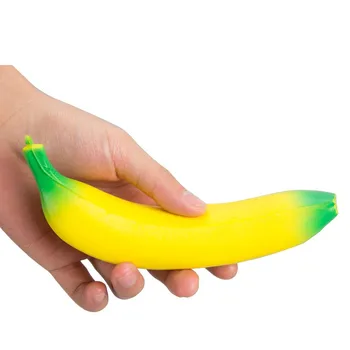Lėtai Auga Plonas Bananų Riešo Pusės Mygtukai Poilsio Vaikams, Žaislas, Žavesio Namų Puošybai Įtempių Žaislas Anti-stresas Bananų Formos Žaislas 37
