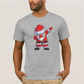 Mada Marškinėliai vyriški Tepdami Santa Bjaurusis Džemperis Užsakymą Unisex Atsitiktinis Baltos Kalėdų t-shirt vyrams