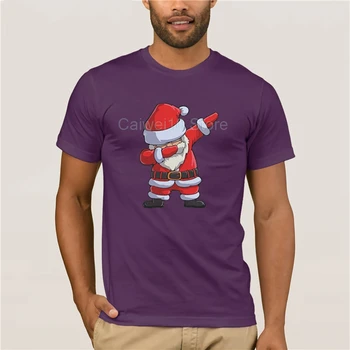 Mada Marškinėliai vyriški Tepdami Santa Bjaurusis Džemperis Užsakymą Unisex Atsitiktinis Baltos Kalėdų t-shirt vyrams
