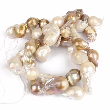 Mados klasikinis 14-28mm pietų jūros gamtos baroko perlas karoliai Moterų Mergina gėlavandenių perlų karoliai, papuošalai priėmimo