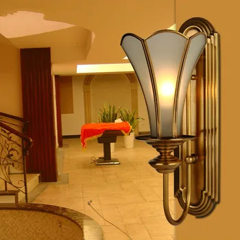 Mados vario lempa kambarį sienos lempa, amerikietiško stiliaus miegamojo, naktiniai staleliai, lempa sienos lempos balkono sienos žiburiai