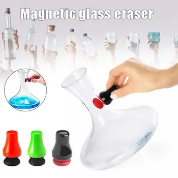 Magnetinio Tikslumo Valytoja lengvas Stiklo Valiklį Magnetinio Teptuku Mažų Žuvų Bakas Vyno taurė Virtuvės reikmenys