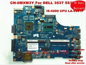 Mainboard Dell 15R 5537 3537 VBW00 LA-9981P DP/N MXM3Y 0MXM3Y su I5 CPU, motininę Plokštę visiškai išbandyta