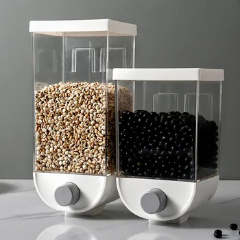 Maisto produktų laikymo dėžutė virtuvės sienos montuojamas bako plastmasės konteinerių sandėliavimo maisto produktams laikyti sandariai uždarytame konteineryje