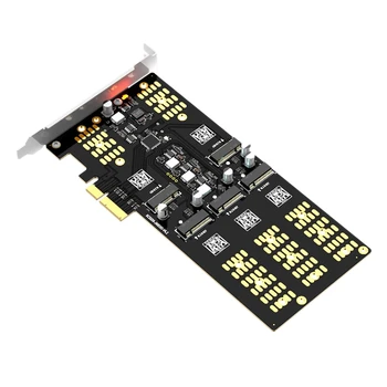 MAIWO KCSSD9 M. 2 Nvme SSD Adapter Card PCIE X4 į SATA Darbalaukio Kompiuterio Plokštę M. 2 SATA Penkerių Disko Išplėtimo Plokštę
