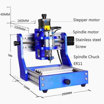 Maža Darbastalio CNC Graviravimo Mašina Visiškai Automatinis Daugiafunkcį Medienos apdirbimo 