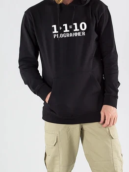 Medvilnė aukščiausios kokybės medvilnės juokinga programuotojas vyrų hoodies atsitiktinis medvilnės didelis dydis kietas vyrų hoodies rudenį hoodies su skrybėlę