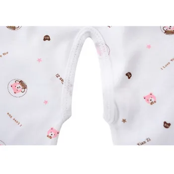 Medvilnės Baby Mergaičių Naktiniai Marškiniai, Pižamos Naujagimių Apatiniai Kūdikis Sleepwear Kvėpuojantis Animacinių Filmų Gyvūnų Modelio Apranga 2019