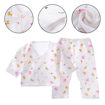 Medvilnės Baby Mergaičių Naktiniai Marškiniai, Pižamos Naujagimių Apatiniai Kūdikis Sleepwear Kvėpuojantis Animacinių Filmų Gyvūnų Modelio Apranga 2019