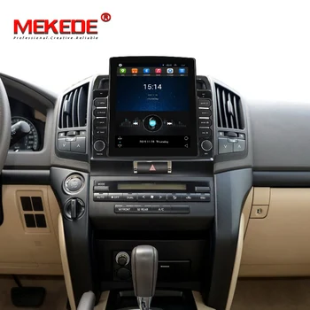 MEKEDE 9.7 colių Tesla Ekranas Android Automobilių Radijo dvd GPS Navigacijos Toyota Land Cruiser 200 2008-4G carplay Vaizdo Pla