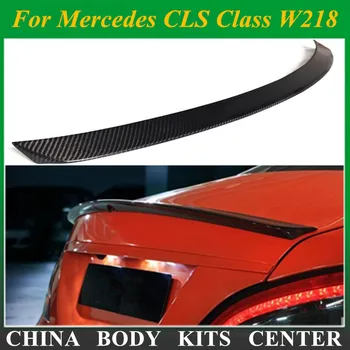 Mercedes CLS klasė, w218 2012 + anglies pluošto galinis kamieno dangčio spoileris benz cls w218 2012+ CLS280 CLS300 CLS 350 CLS500