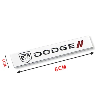 Metalo Automobilio Logotipo Lipdukas Automobilių Ženklelis, Lipdukas, Decal Dodge Challenger RAM 1500 Įkroviklis Avenger Kalibro Nitro Apdailos Accessories