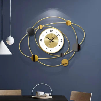 Metalo Šiaurės Didelis Sieninis Laikrodis Kūrybos Big 3d Skaitmeninio Modernaus Dizaino Sieninis Laikrodis Reloj De Sumalti Sieniniai Laikrodžiai, Namų Dekoro Eh50wc