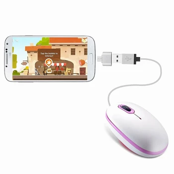 Micro 2.0, usb OTG Adapteris, Micro USB Samsung S3 S4 S6 S7 krašto Huawei Honor 6 Plius P8 Lite Xiaomi Meizu Smartphonach, Tabletės