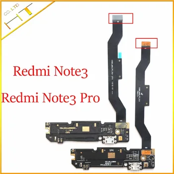 Micro USB Įkrovimo Dokas Įkrovimo PCB Lenta Flex Mainboard Kabelio Jungtis Pakeitimo xiaomi Redmi 3 Pastaba Note3 Pro