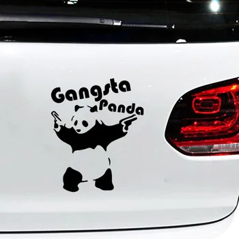 Mielas Panda Automobilių Lipdukai Sunkvežimio Langą Bamperis Auto Visureigis Durų Nešiojamas Baidarių Vinilo Decal