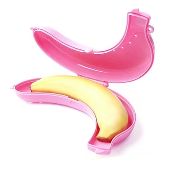 Mielas Vaisių, Bananų Raštas Lango Turėtojas Atveju Pietūs Konteinerių Laikymo Bananų Atveju, Virtuvės Įrankiai Plastiko
