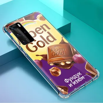 Mielas Wonka Šokolado Atveju, Huawei P20 P40 Lite 30 Pro P Smart Z Plius 2019 Oro Pagalvė Stabdžių Soft Shell Telefono Coque Maišeliu