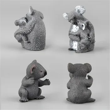 Mini Kawaii Koala figūrėlių, Micro Pasakų Sodo Puošmena Statulėlės Miniatiūriniai Žaislai Terariumai, 