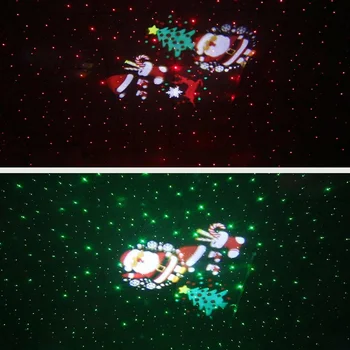 Mini Lazerinis Šalies Šviesos Strobe LED Disco Šalies Žibintai 13W Kalėdų Modelius Etapo Poveikį, Projektorius šviečia Vestuves