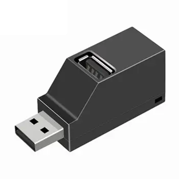 Mini Nešiojamas HUB3 Port Splitter In-line USB2.0 3.0 HUB Pratęsimo Hub Greitai Perdavimo Aukštos kokybės Greito Šilumos Išsklaidymo