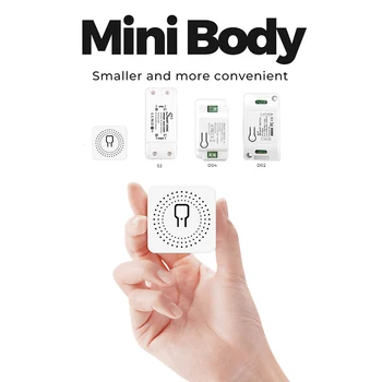 Mini Smart Switch Wifi Laikmatis Mobiliojo Telefono Nuotolinio Valdymo Jungiklis, Namų Automatikos, Valdymo Balsu Už Tuya Alexa 