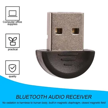 Mini USB Bluetooth Adapteris Belaidis USB Dongle-V2.0 Nešiojamas PC Win 7/8/10/XP Bluetooth V2.1 3.5 mm NFC Garso ir vaizdo įrašai