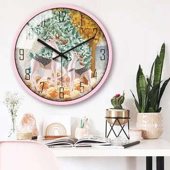Modernaus Dizaino sieninis Laikrodis Namų Biuro Apdailos Menas, Sienų Žiūrėti Kambarį Dekoro Baterija Reloj sumalti moder hogar Horloge murale