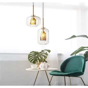 Modernus akmens lamparas de techo colgante moderna virtuvės šviestuvai cocina accesorio hanglampen avizeler kambarį apdaila