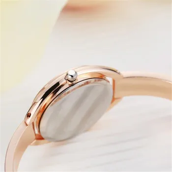 Moterų laikrodžiai top brand prabangius Kvarcas Rose Gold Atsitiktinis Kvarco Ponios Laikrodžiai LVPAI Naujas Wome Žiūrėti Suknelė Laikrodis