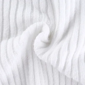 Moterų rudenį megztiniai seksualus off pečių megztų megztinių balta kieta spalva pagrindinio drabužius viršūnes moterims ir mergaitėms mados