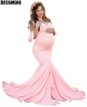 Motinystės Suknelė Fotografijos Rekvizitai Maxi Motinystės Suknelė Nėščioms Dress Fotografavimo Nuotraukų Vasaros Nėštumo Maxi Suknelė Fotosesiją