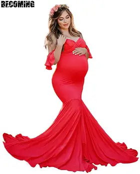 Motinystės Suknelė Fotografijos Rekvizitai Maxi Motinystės Suknelė Nėščioms Dress Fotografavimo Nuotraukų Vasaros Nėštumo Maxi Suknelė Fotosesiją