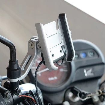 Motociklas Veidrodis/Rankenos Telefono Laikiklio Stovas 360 Pasukti Laikiklis, Universalus Telefonai NK-Pirkiniai