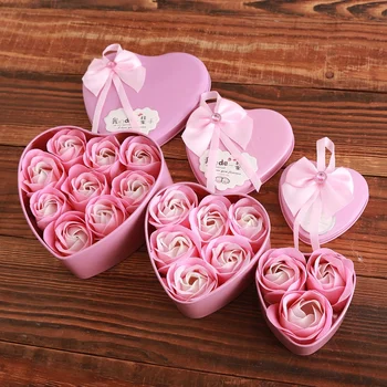 Muilas Gėlių Dovanų Dirbtinis Širdies formos Dėžutė Kūrybos Valentino Dienos Dovanos Mergaitėms Namų Puošybai Vestuvių