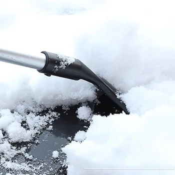 Multi-funkcija Krautuvai Žiemos Sniego Kastuvas Prekių Aliuminio Lydinio Teleskopinis Sniego Šepečiai Ledo Shoveling Sniego Kastuvas
