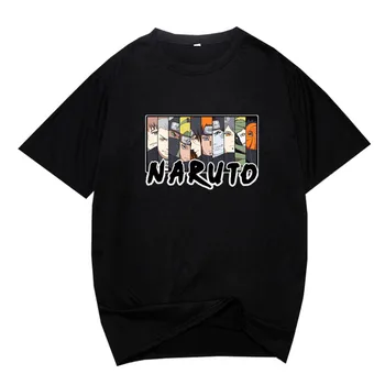 Naruto T-shirt Vyrai Mada Unisex T Marškinėliai Moterims Streetwear Tees Viršūnes Lašas Laivybos Vyrų Atsitiktinis O-Kaklo Marškinėliai Paaugliams