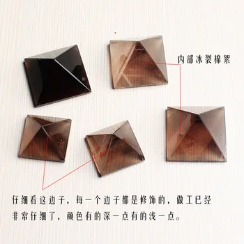 Natūralios Arbatos Vandens Kristalų Originalus Akmens Piramidės Prekės, Baldai Ekranas, O Ne Naudoti Energijos Terapijos Shu Mineralinis