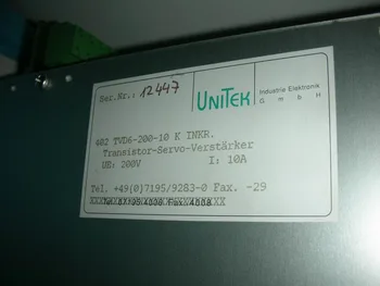 Naudoti UniTek 402 TVD6-200-10 /TVD6-200-10